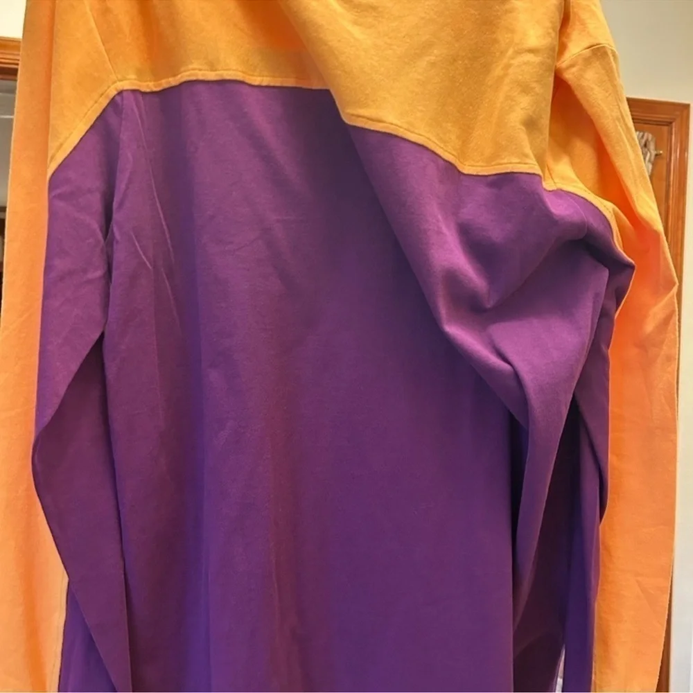 Men’s Gucci, X, the north face, purple, long sleeve T-shirt, size large Italy